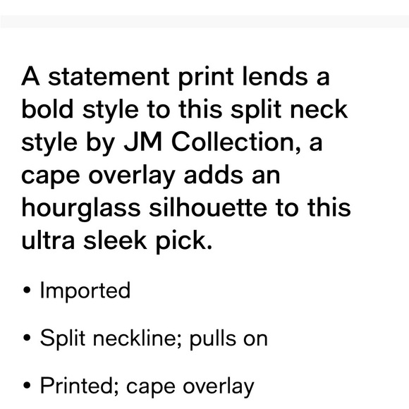 JM Collection Multicolor Patterned Top - Picture 15 of 16